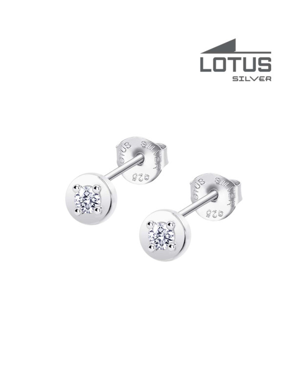 LOTUS SILVER EARRINGS